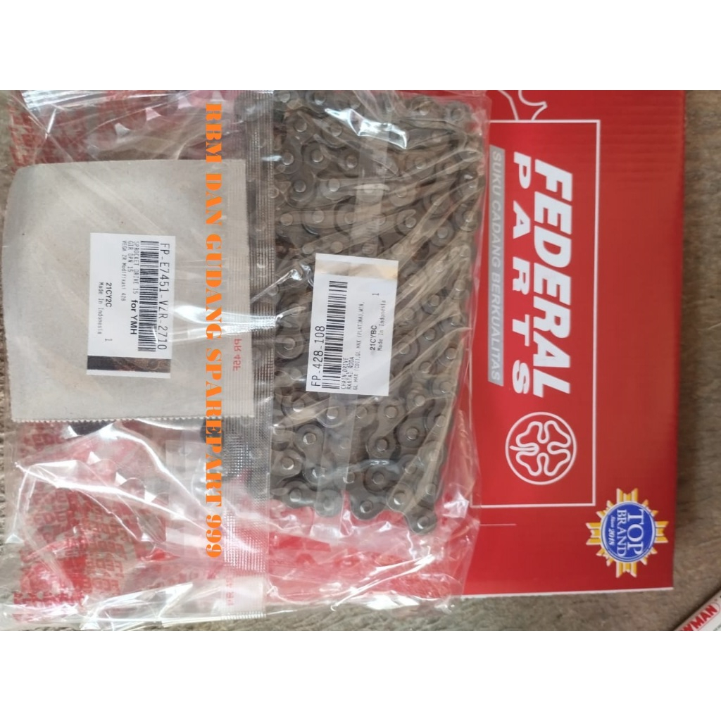 GEAR SET GIR SET YAMAHA VEGA ZR ORIGINAL FEDERAL PARTS