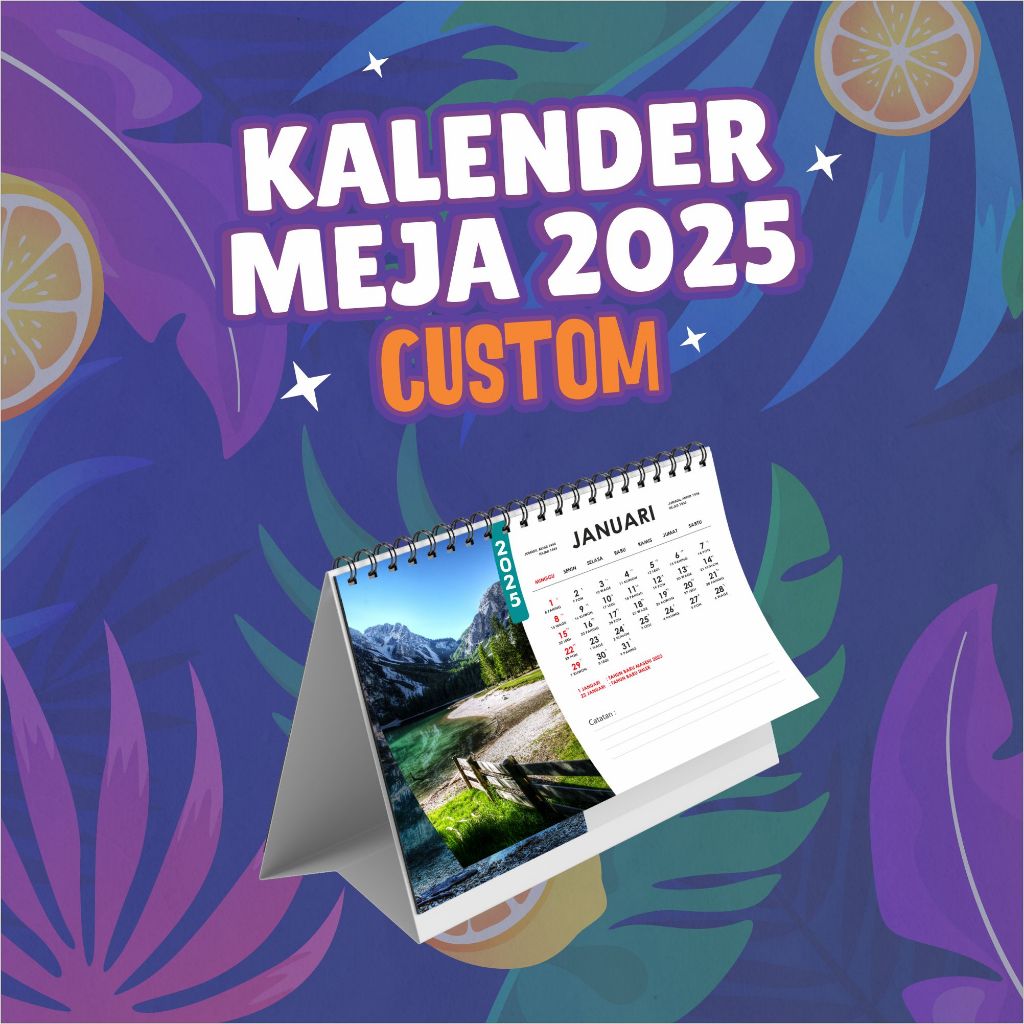 

KALENDER MEJA 2025 - KALENDER DUDUK - KALENDER CUSTOM FOTO/GAMBAR - TANPA MINIMAL ORDER