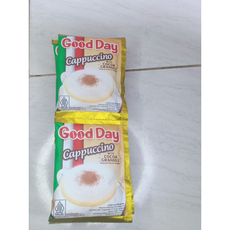 

GOOD DAY CAPPUCINO ISI 10PCS