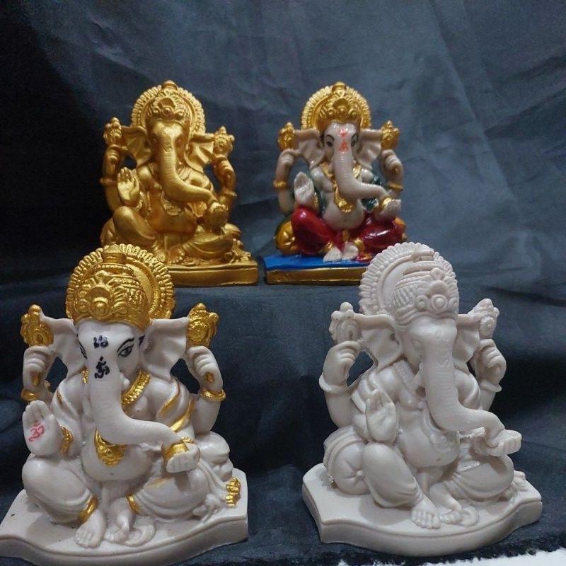 patung ganesha mini#tinggi 12 cm#sangat cocok untuk di dashboard mobil,pelangkiran,meja kasir dll#ba