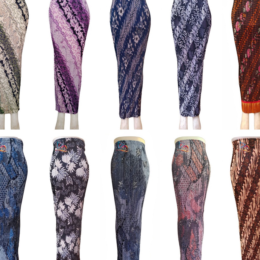 FG2 Balila Rok  Rok Plisket  Rok Plisket Batik Kain Rok plisket batik bawahan kebaya  Pleated Skirt 