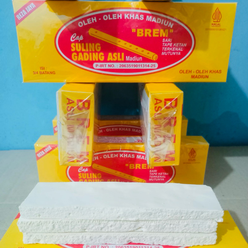

Paket Usaha Brem Suling Gading | Tanggung isi 3 biji | 10pcs | Oleh Oleh Khas Madiun