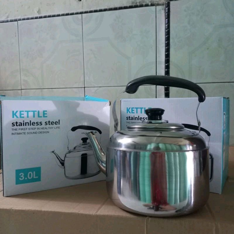 ceret siul stainless/ceret bunyi stainless steel/teko bunyi/teko air panas/ceret siul stainless stee
