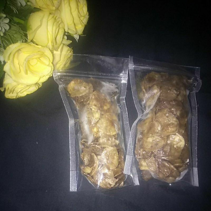 

KERIPIK KRISPI PISANG LUMER 100 GRAM KERIPIK PISANG MANIS KEPIRIK PISANG