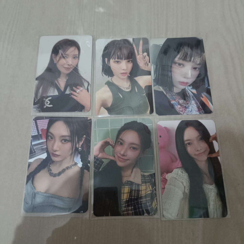 PC PHOTOCARD GOT THE BEAT BOA AESPA WINTER NINGNING ILLIT YUNAH STAMP ON IT SMINI DRAMA SUPER REAL M