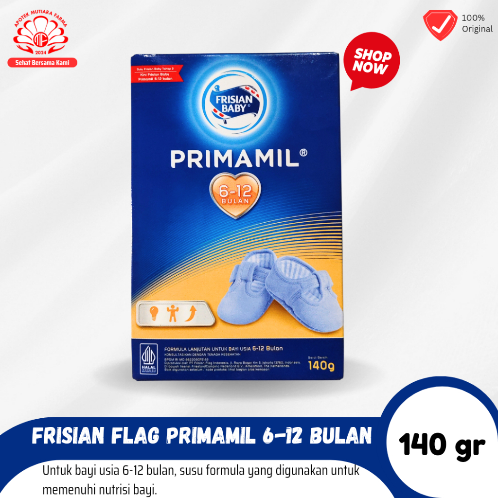 Susu Formula Frisian Flag Primamil (6-12 bulan) 140gr