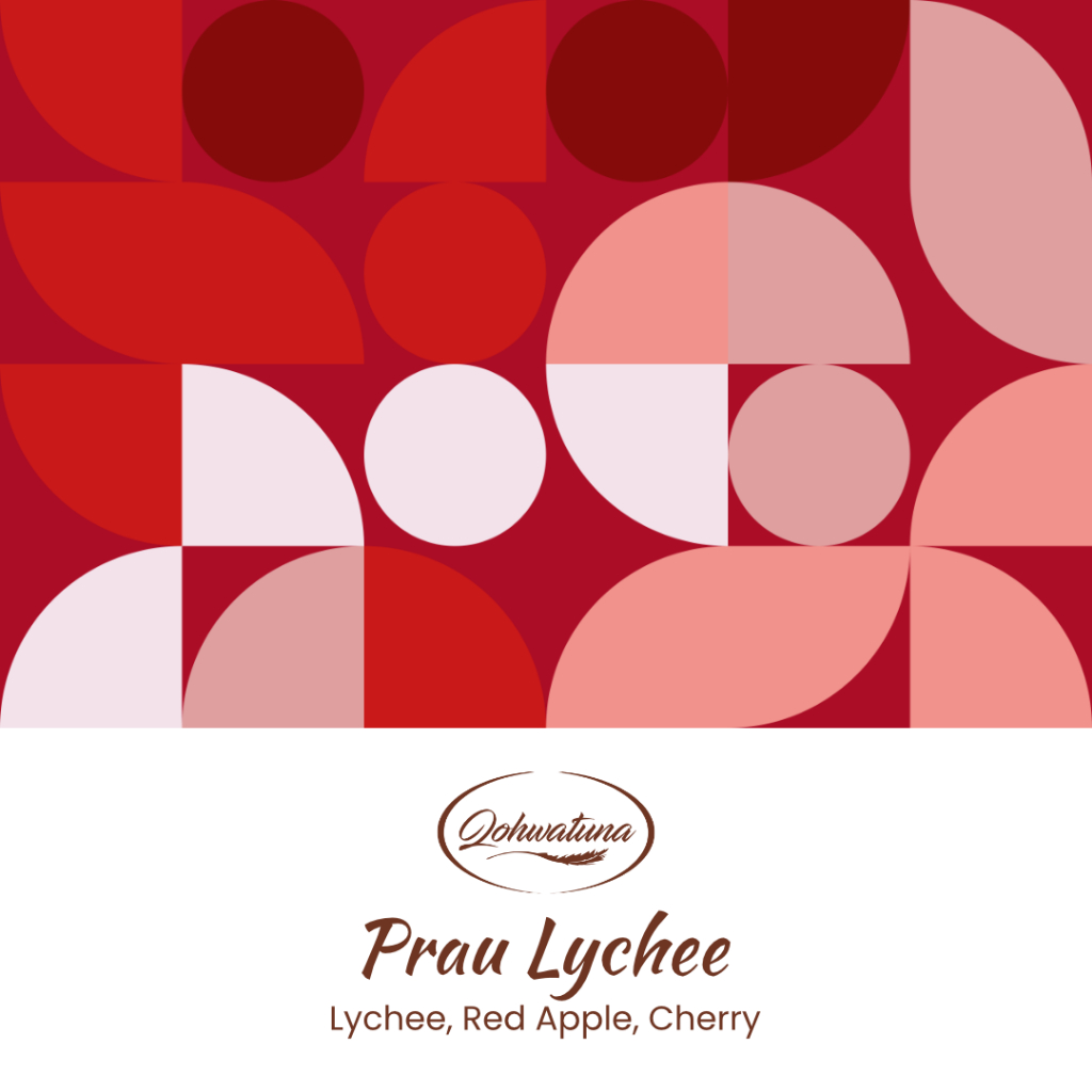 

Kopi Arabika Prau Lychee 200g (Biji Kopi/Roasted Beans) - Qohwatuna Specialty