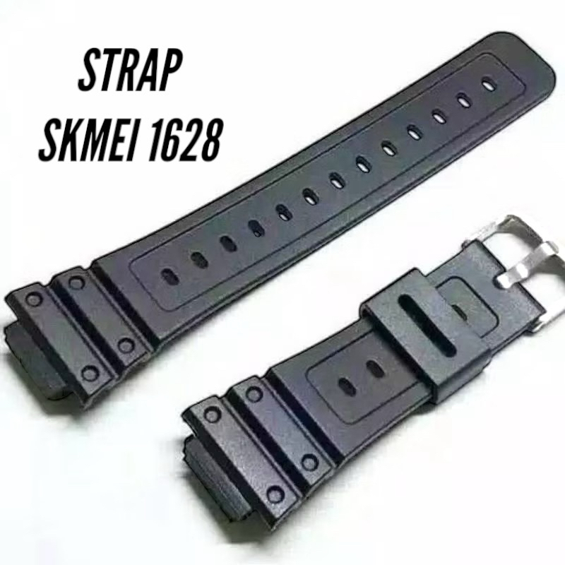 TALI JAM SKMEI 1628 RUBBER STRAP JAM SKMEI 1628 READY