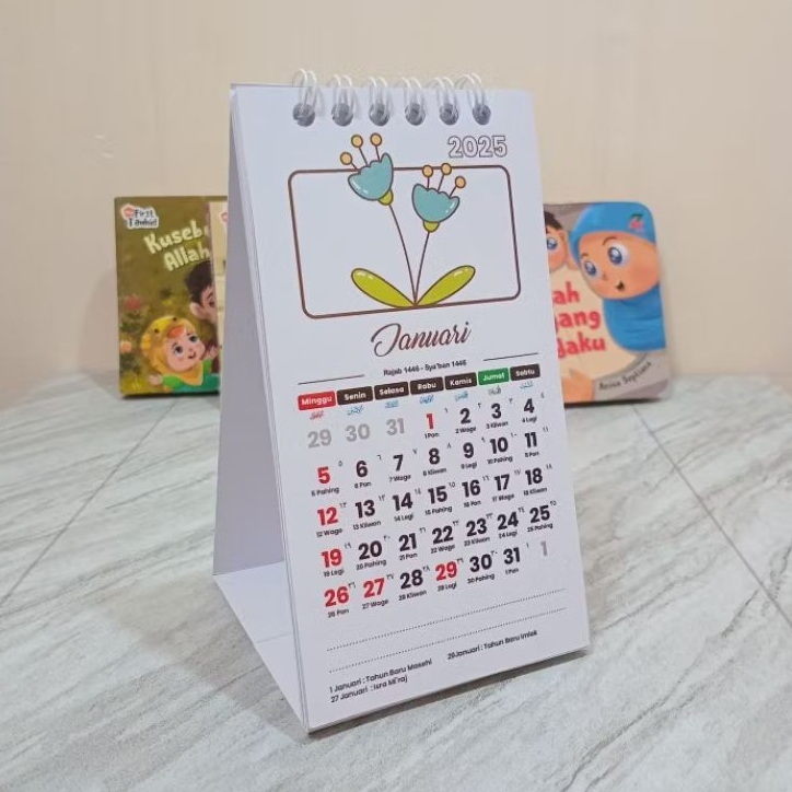 

KALENDER MEJA MINI 2025 CANTIK bisa Custom Gambar