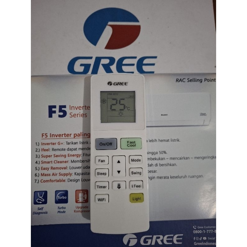 remot Ac GREE inverter