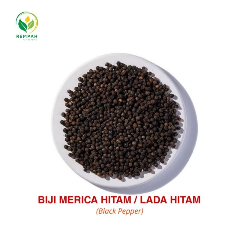 

BIJI MERICA HITAM/LADA HITAM (Black Pepper) Refill REMPAH NATURE HERBS