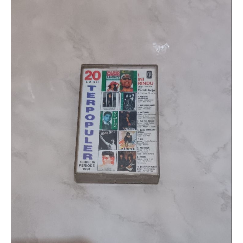 Kaset 20 Lagu Terpopuler Terpilih Periode 1991