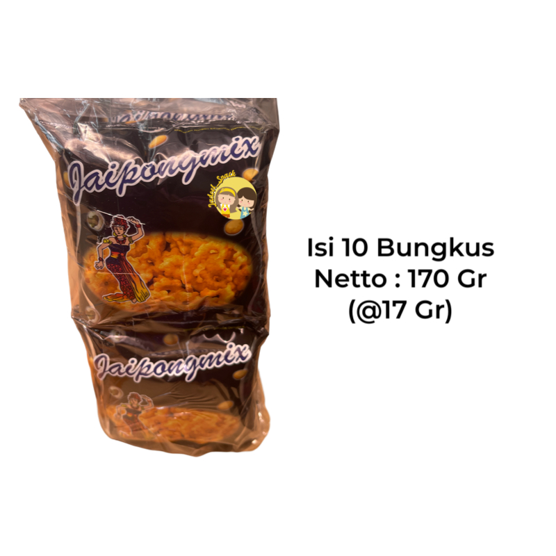 

Jaipong Mix Snack 10 X 17 Gr Rasa Gurih Asin by Jadoel_Snack