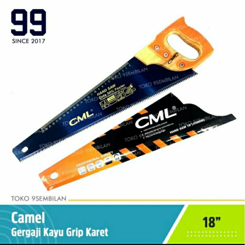 Gergaji kayu CAMEL gergaji kayu merk CAMEL 18" 450mmgagang kayu