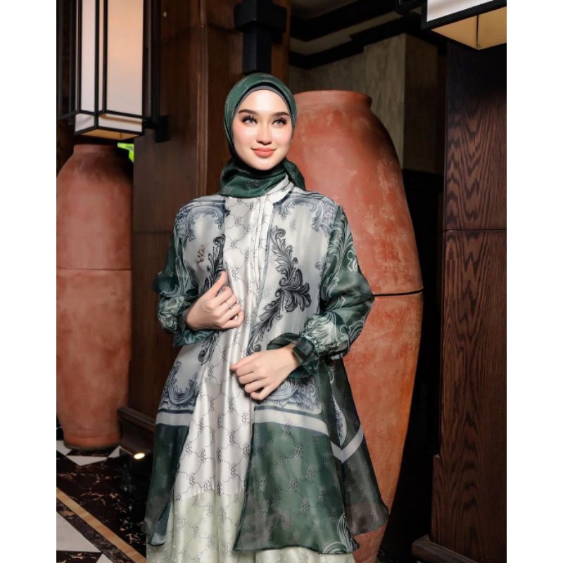 Gamis hijab outer organza