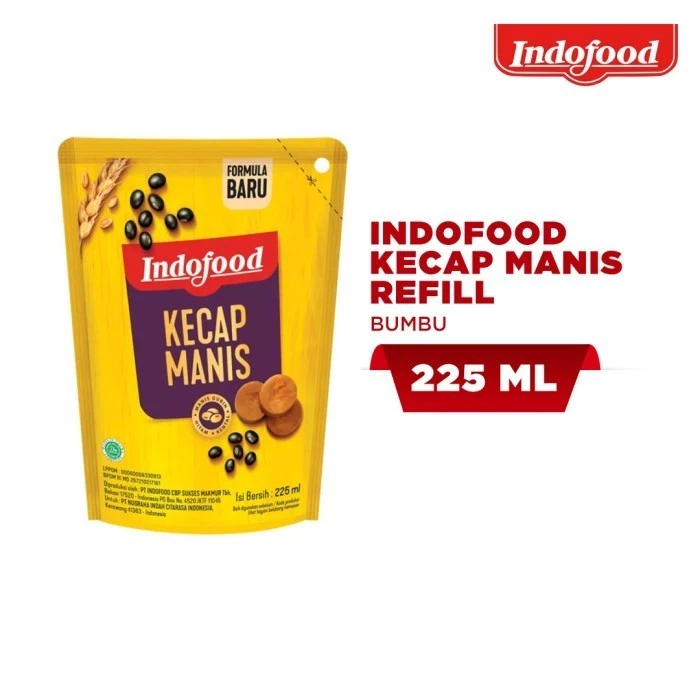

Kecap Manis Indofood Refill 225 ml [Expired Jul 2027]