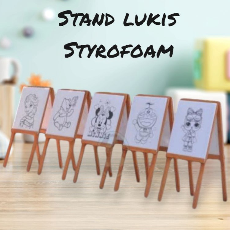 

Diskon Kepuasan Meja lukis stand melukis 2 sisi from styrofoam bergambar 33x5