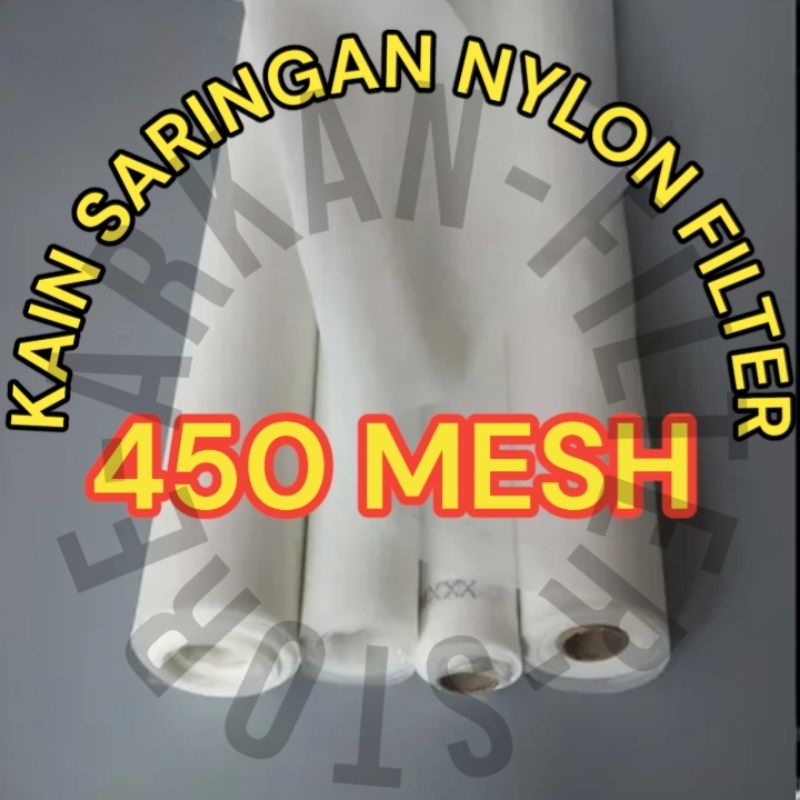 kain saringan nylon filter mesh 450
