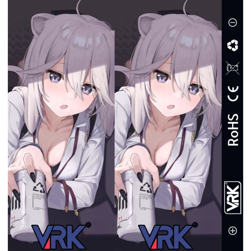 

stiker skin wrap baterai 18650 vrk x waifu series