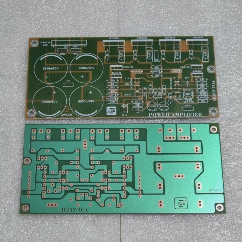 PCB Power Amplifier TOA Plus Power Supply 2 Set Final