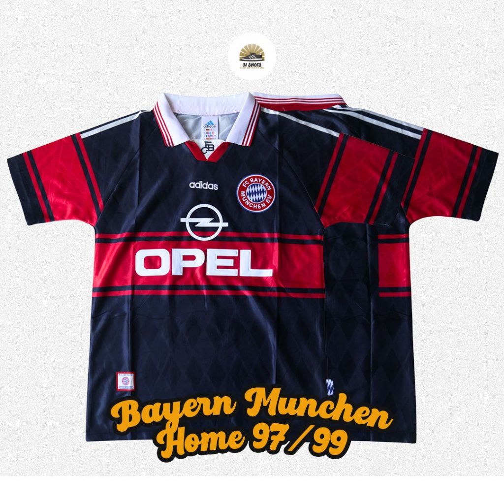 Jersey Retro Bayern Munchen Home 1997/1999