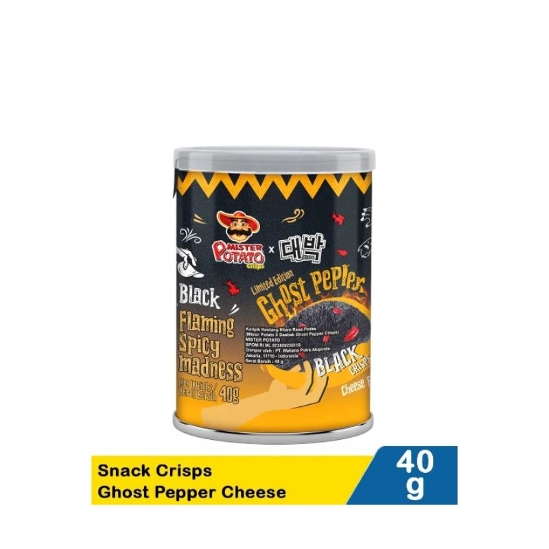 

Mister Potato Snack Crisps Ghost PepperCheese 40G