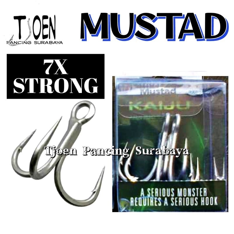 TREBLE HOOK MUSTAD KAIJU POPPING