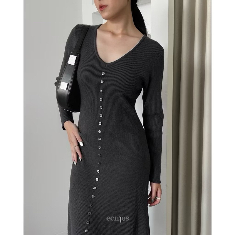 ecinos natasha knitted dress