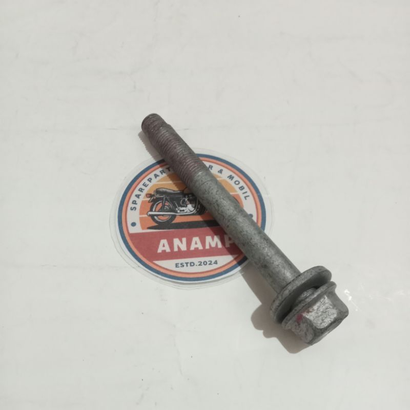 Bolt Fleng Baut Topi 12mm x 100/10 cm  Asli  Baut 17 Mobil Universal Original
