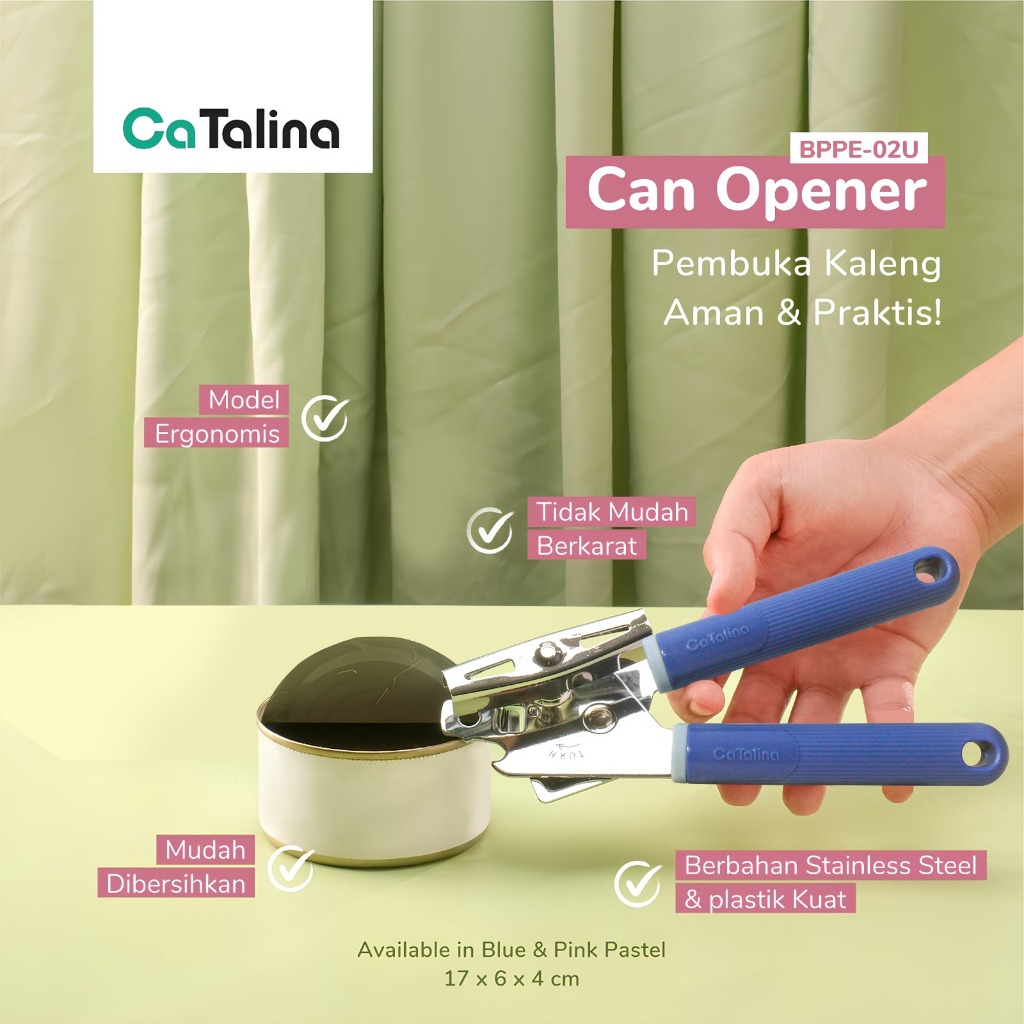 Pembuka Kaleng Can Opener Stainless