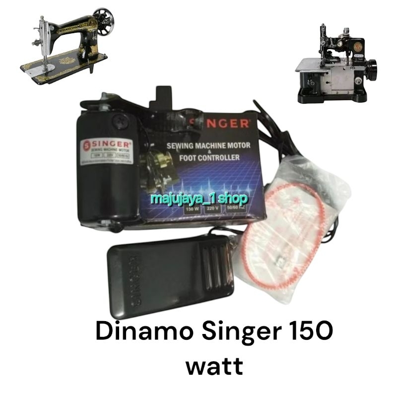 Dinamo Singer 150 watt untuk mesin jahit jadul