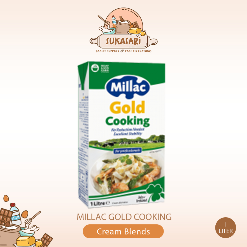 

Millac Gold Cooking Cream 1lt /Millac Hijau Cooking Cream Blend 1 liter