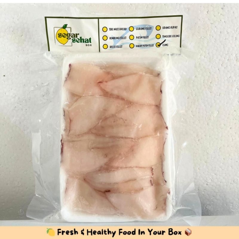 

CUMI FILLET TANPA TINTA 250G - SEGAR SEHAT BOX