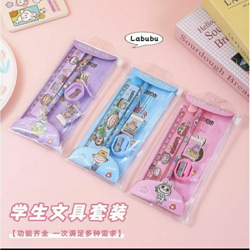 

Paket alat tulis labubu / pensil labubu / hadiah ulang tahun labubu