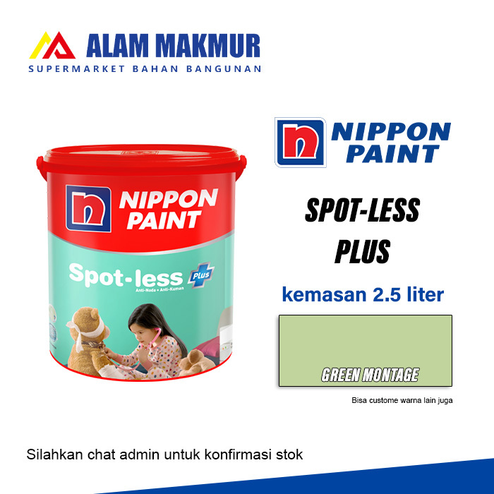 CAT NIPPON SPOTLESS PLUS 2.5L / GREEN MONTAGE
