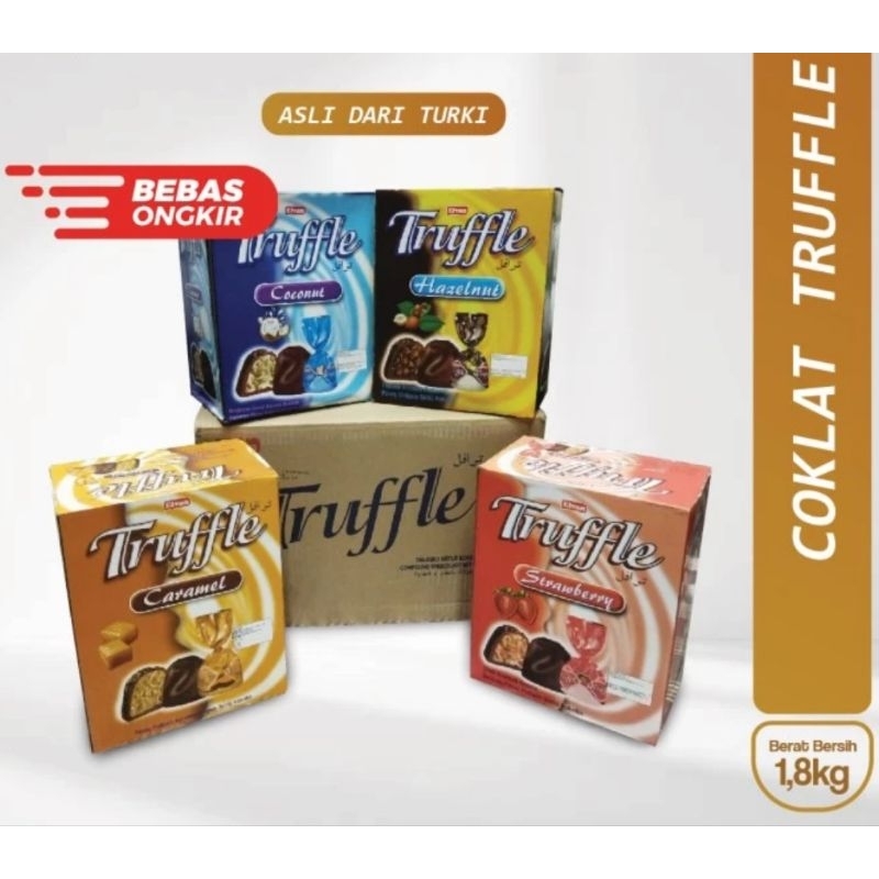 

COKELAT TURKEY 1,8 KG CHOCOLATE TRUFFLE coklat Elvan lembut import