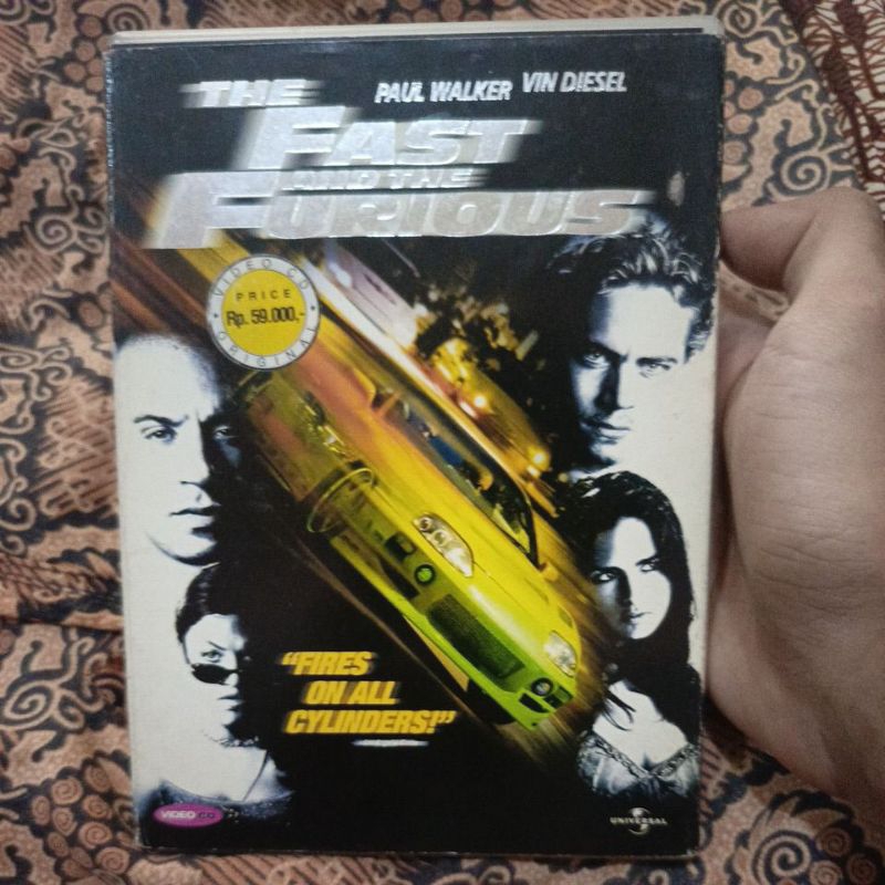 VCD Film The Fast And The Furious Original