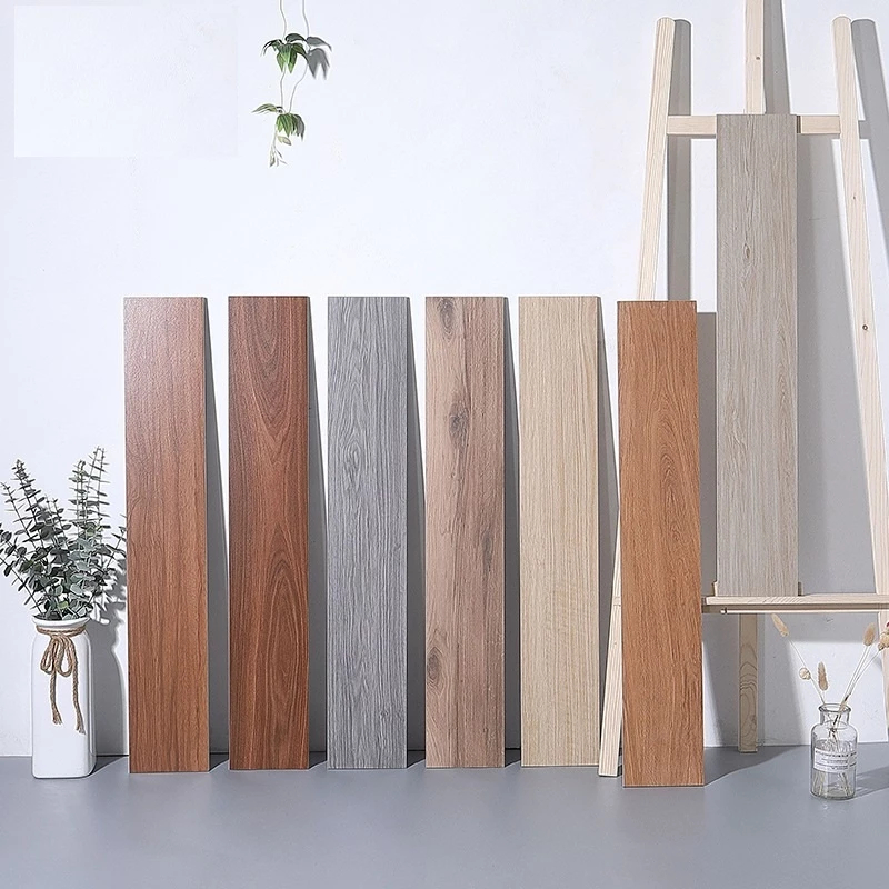 RB PAKET 10PCS Vinyl Lantai Stiker Lantai Kayu PVC Lantai Waterproof Karpet Vinyl 15.2x91.4