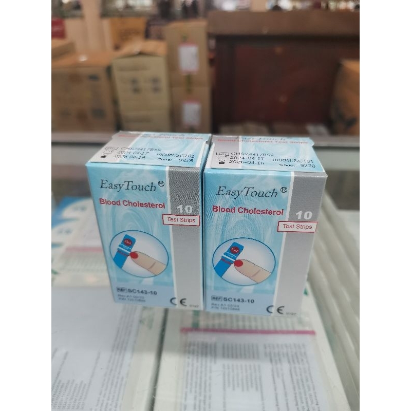 strip easy touch kolesterol isi 10stik