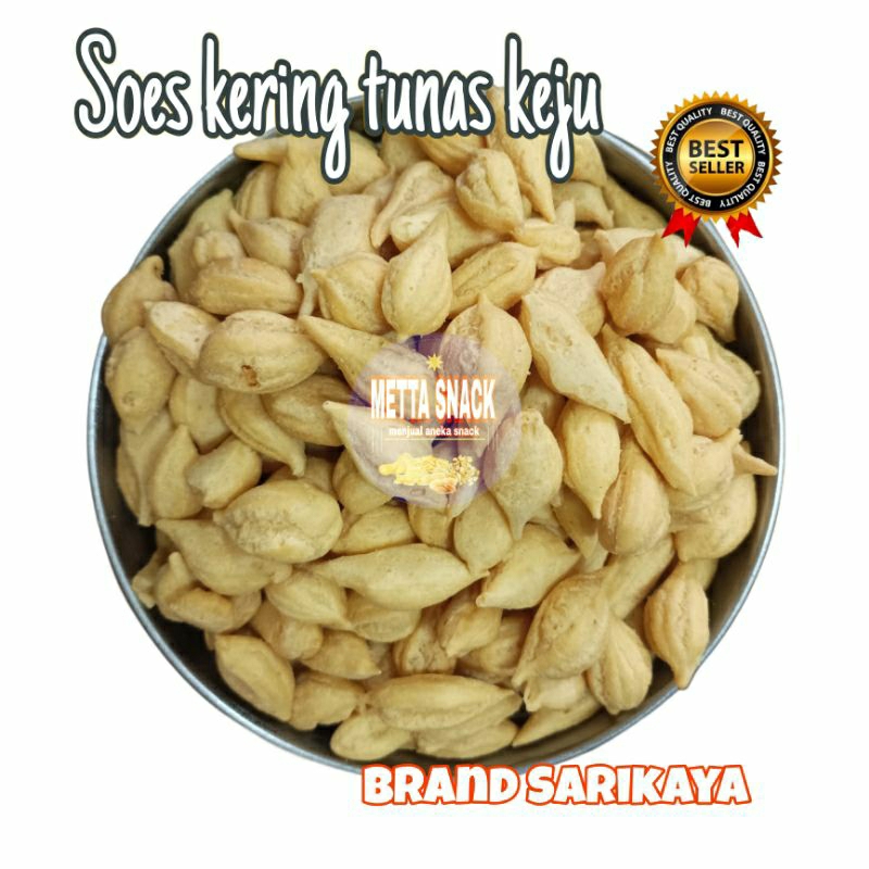 

Soes keju tunas / kue soes kering rasa keju 250 gram