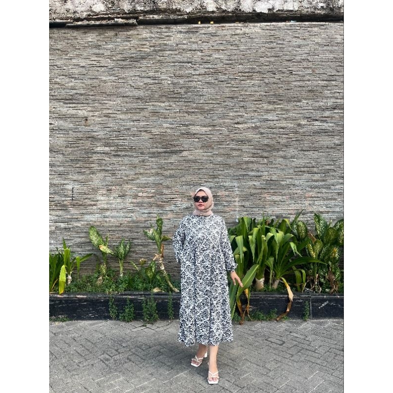 Riana Midi Dress Material Rayon Premium