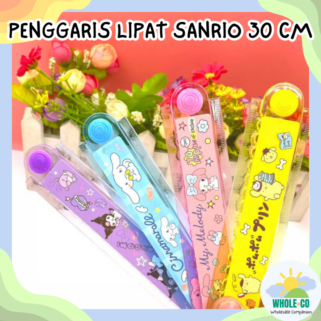 

Penggaris Lipat Sanrio Premium Panjang 30 cm Melody Kuromi Pom Pom Purin Unik Lucu Imut Termurah Grosir Cod