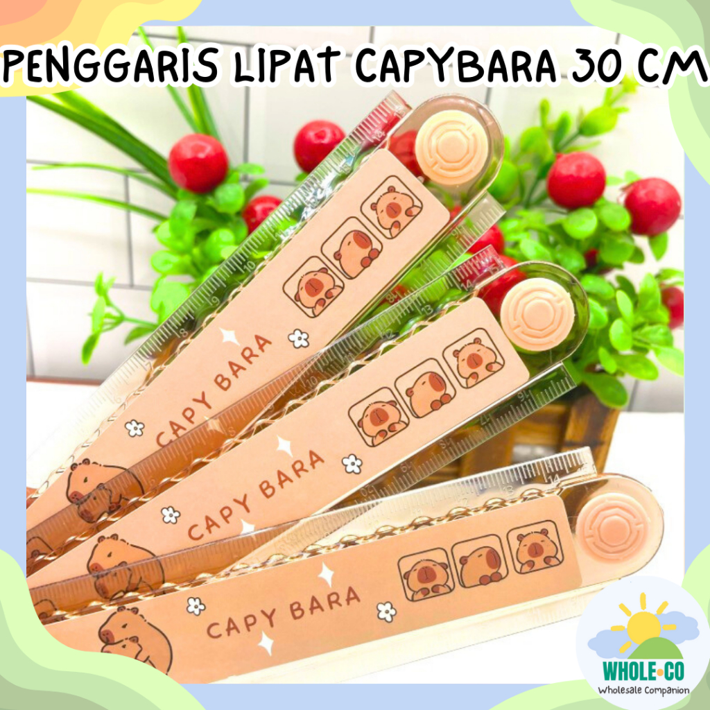 

Penggaris Lipat Capybara Premium Panjang 30 cm Hewan Kapibara Cokelat Pastel Unik Lucu Imut Termurah Grosir Cod