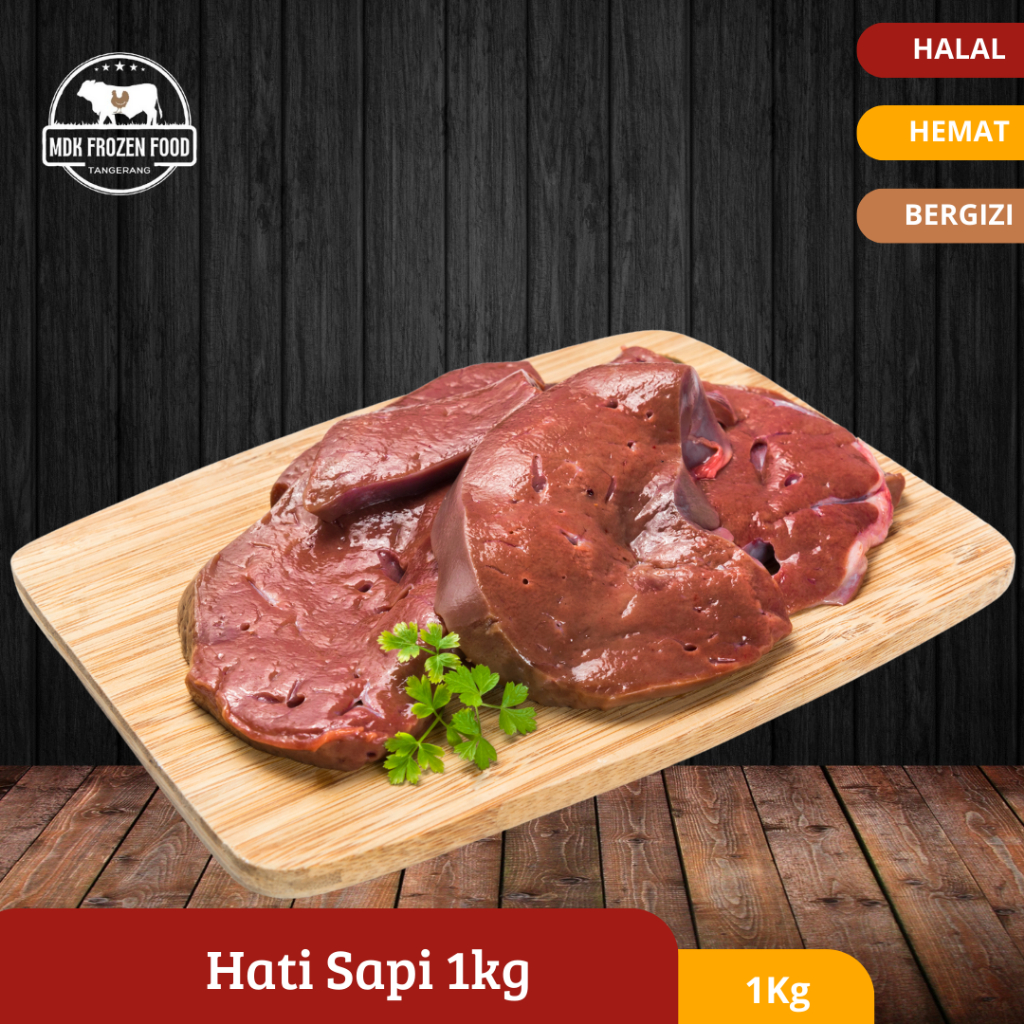 

Hati / Ati Sapi | Daging Hati Sapi | Beef Liver 1Kg