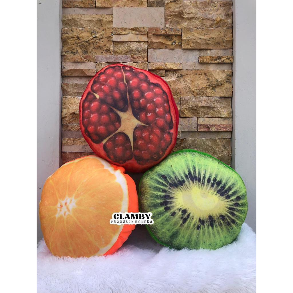 Bantal Custom Bantal Buah Souvenir Kado Ulang Tahun Bantal Sofa
