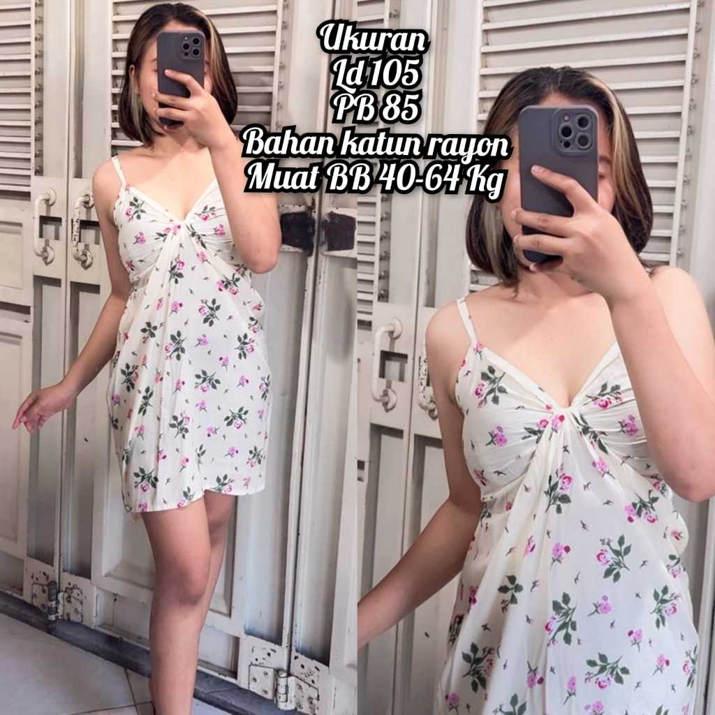 DRESS APEL  PENDEK (PRIVASI AMAN) / DASTER SEKSI/DASTER SINGLET/ GAUN MALAM/ DASTER LINGERY