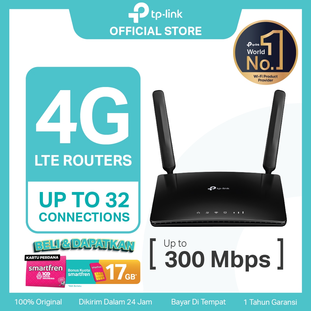 TP-Link Router TL-MR6400 Modem WiFi 4G LTE N300 Wireless Router Wifi Modem Router 300Mbps Direct Sim