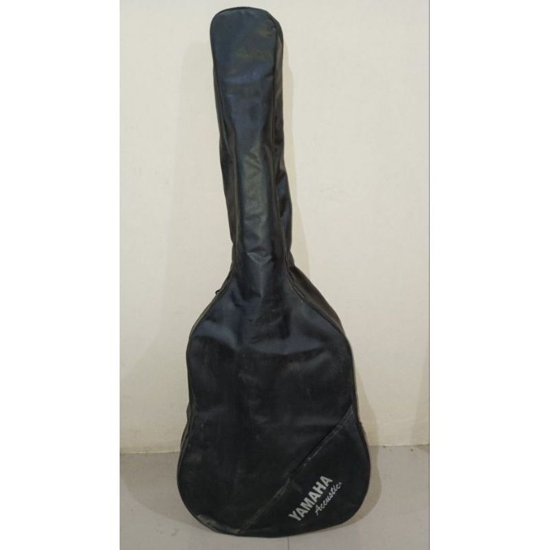 (Preloved) Softcase/Sarung Gitar Yamaha Accoustic Warna Hitam Polos
