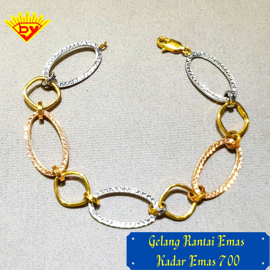 Gelang Rantai Emas Kadar Emas 700