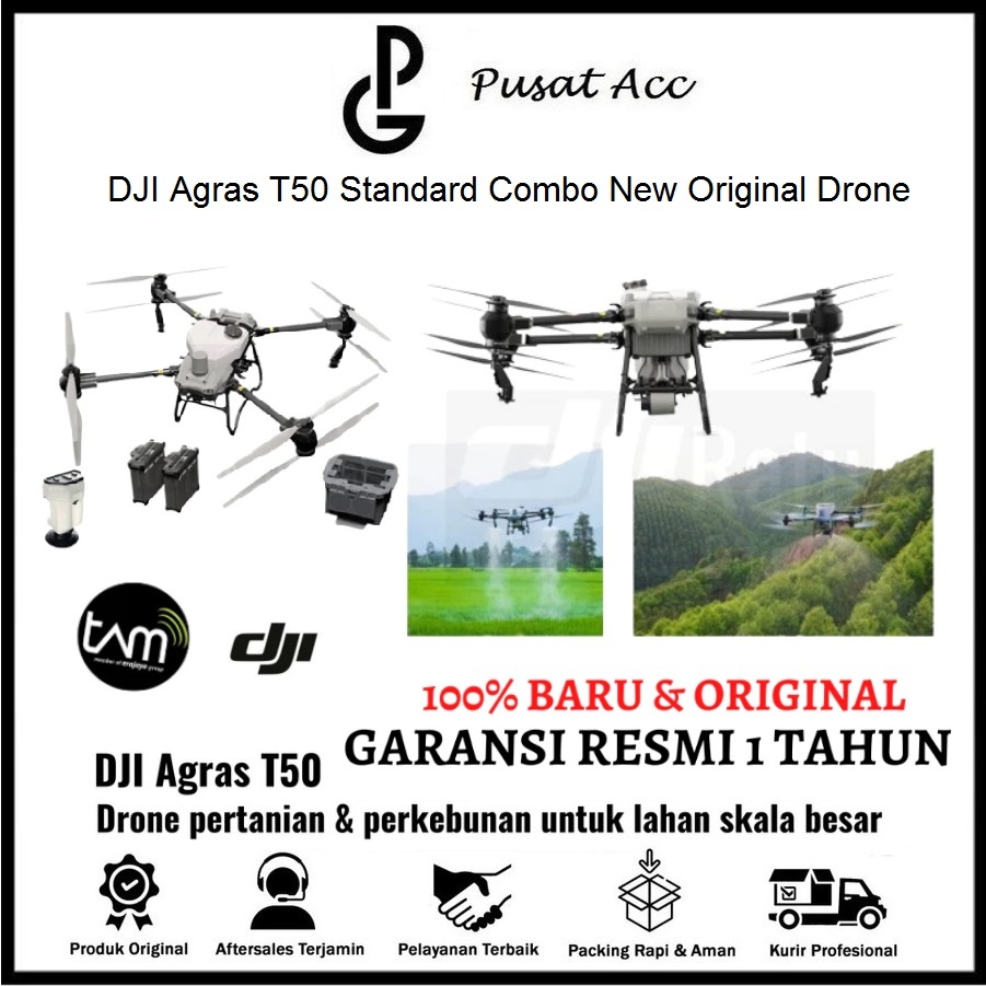 DJI AGRAS T50 Standart Combo New Original DJI Agras Drone Pertanian Perkebunan